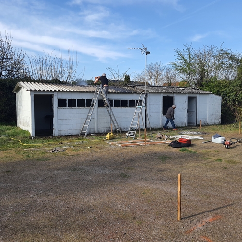 Début des travaux sur le nouveau site du radio club F6KJS