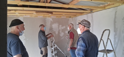 Poursuite des travaux au radio club