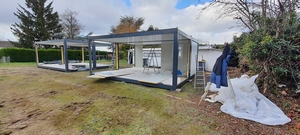 Montage des bungalows Jour 1