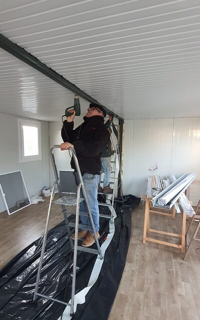 Finitions des bungalows