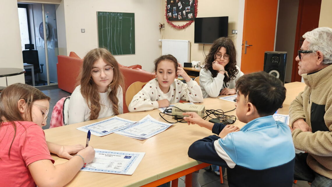 Initiation télégraphie a Blanzy